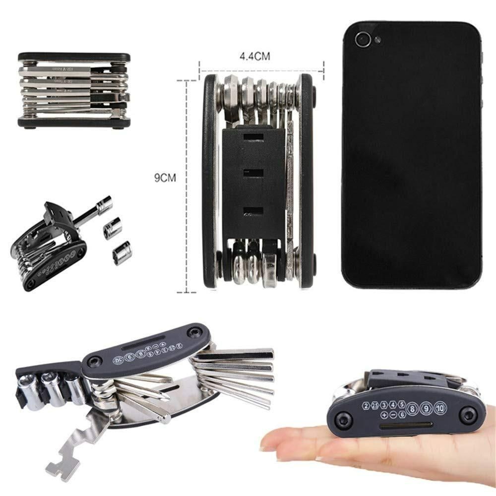 15-in-1 Multipurpose Tool Kit – Compact, Durable & Essential for Quick Fixes (Alloy Steel, Metal Build)