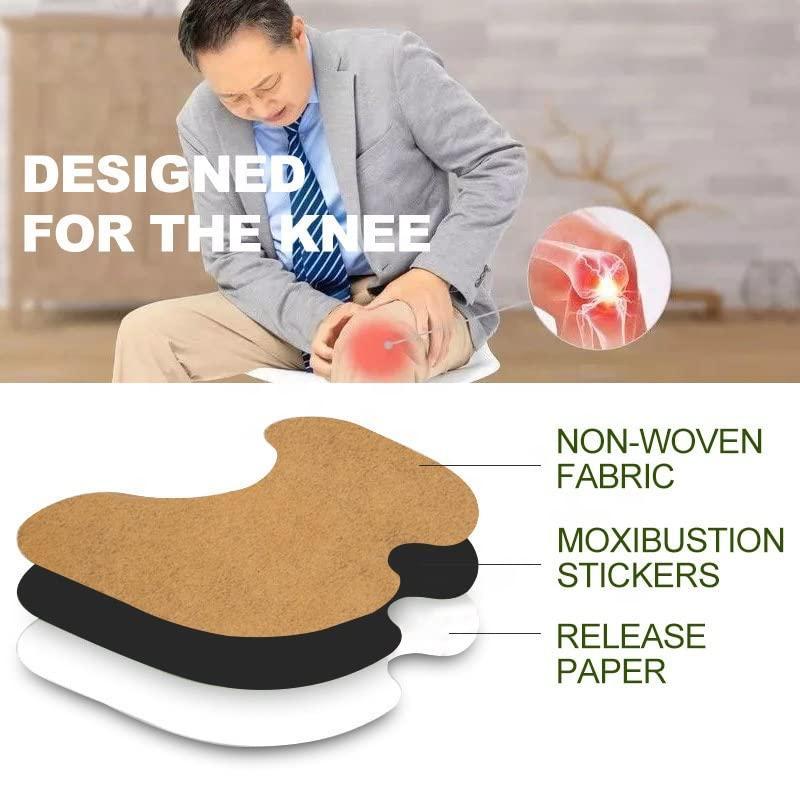 Herbal Knee Plaster Stickers – Wormwood Extract Pain Relief Patches (Pack of 12) | Natural Joint & Muscle Support