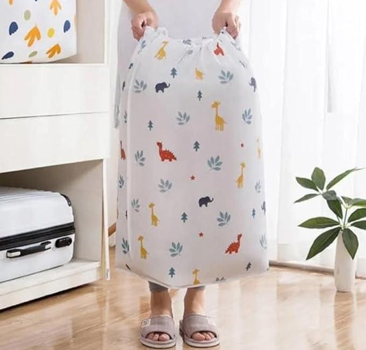 Round Quilt Storage Bag – Heavy Duty, Foldable Organizer for Quilts, Blankets, Clothing & More (19x19x5 cm, Assorted Color)