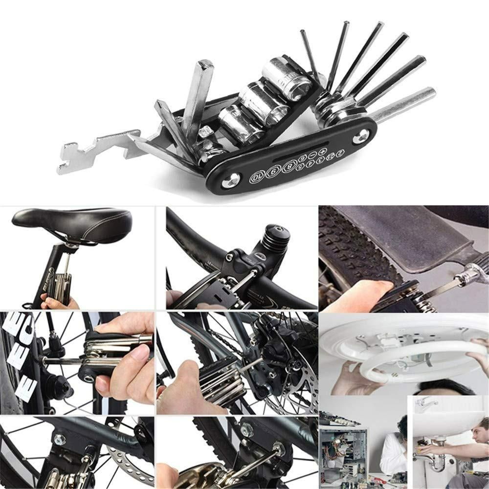 15-in-1 Multipurpose Tool Kit – Compact, Durable & Essential for Quick Fixes (Alloy Steel, Metal Build)