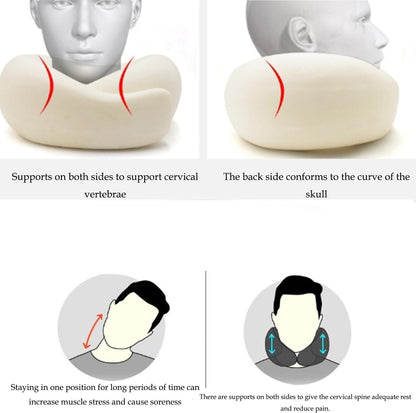 Wander Plus Travel Neck Pillow – Compressible Memory Foam, Ergonomic Support, Lightweight & Portable (Pack of 1) - Bharat Bespoke