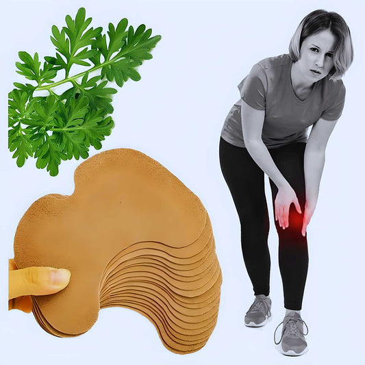 Herbal Knee Plaster Stickers – Wormwood Extract Pain Relief Patches (Pack of 12) | Natural Joint & Muscle Support